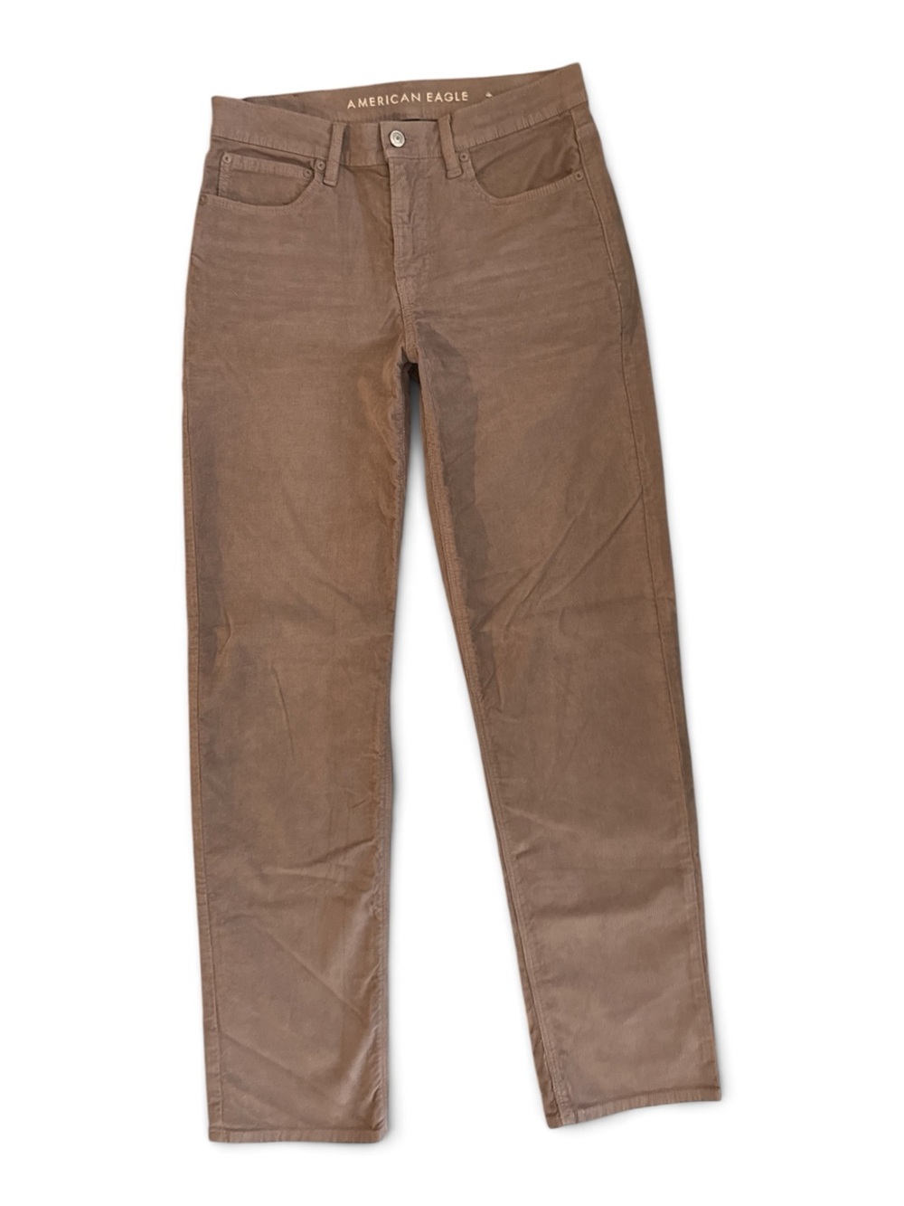 American Eagle Outfitters Women's Straight-Leg Jeans in Brown - Picture 3 of 5